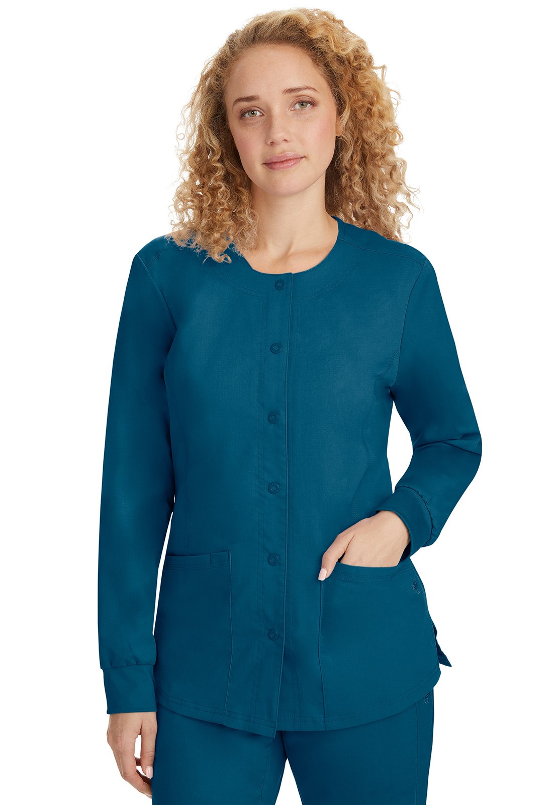 Caribbean Healing Hands Purple Label 5063 Women's Scrub Jacket XS-3XL