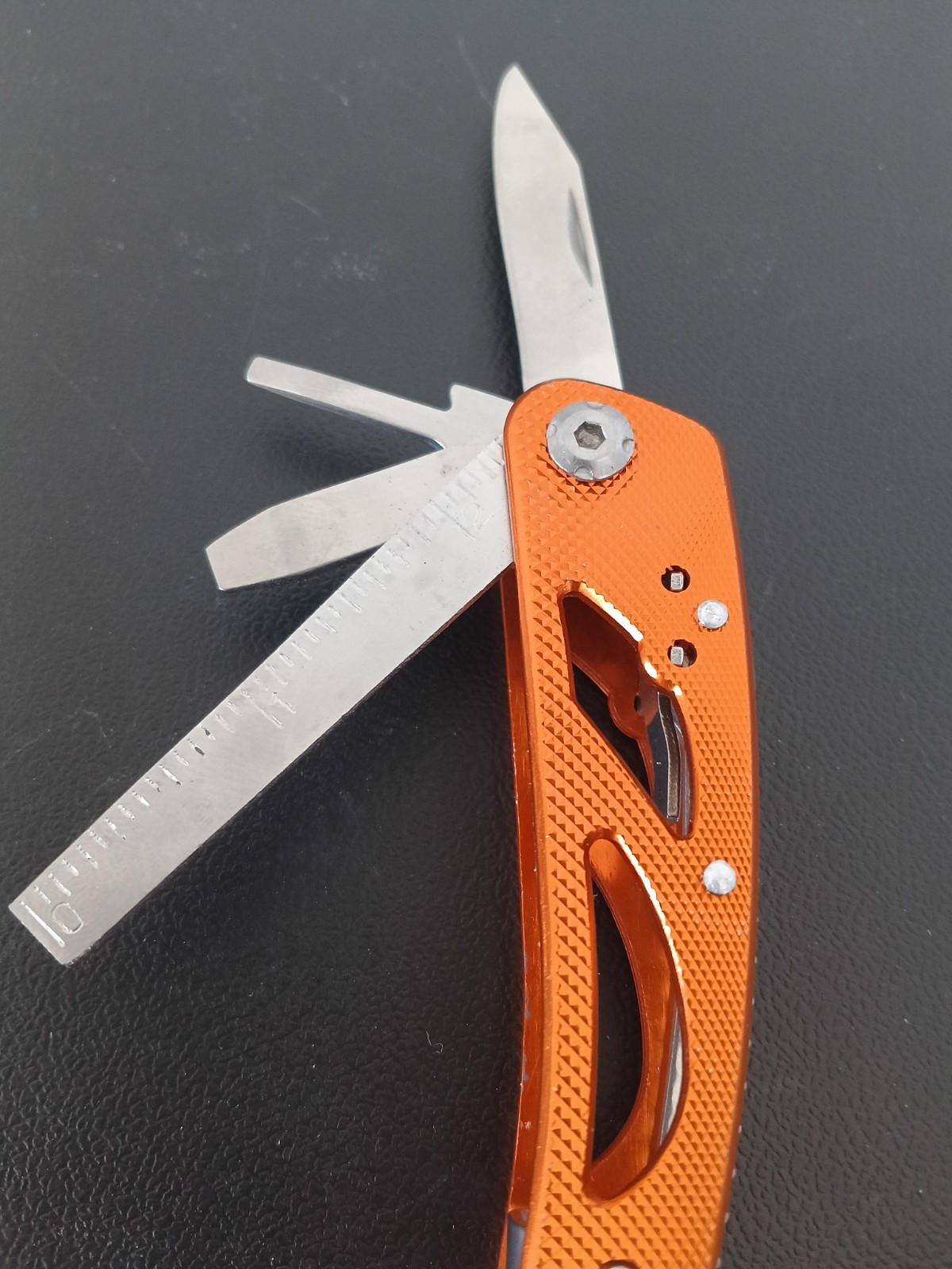 Quality Durable Stainless Steel -Orange Multi Tool.