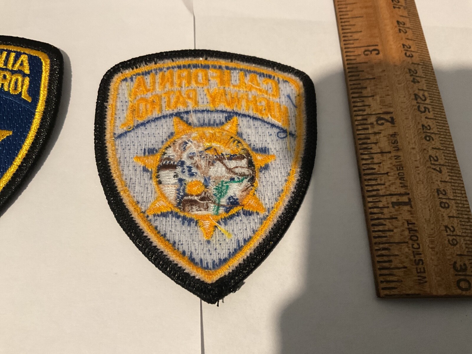 California collectors Hat patch set 2 pieces all new