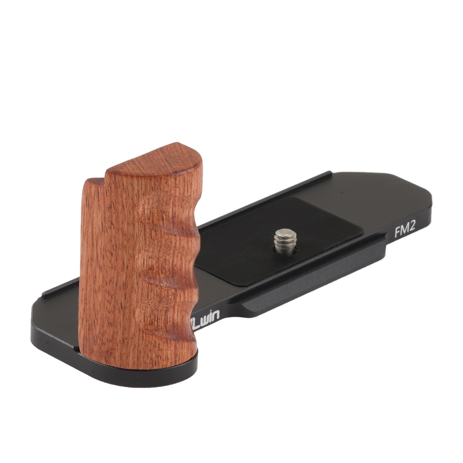 Wooden Vertical Handle Grip Quick Release L Bracket For Nikon FM2 Camera Black