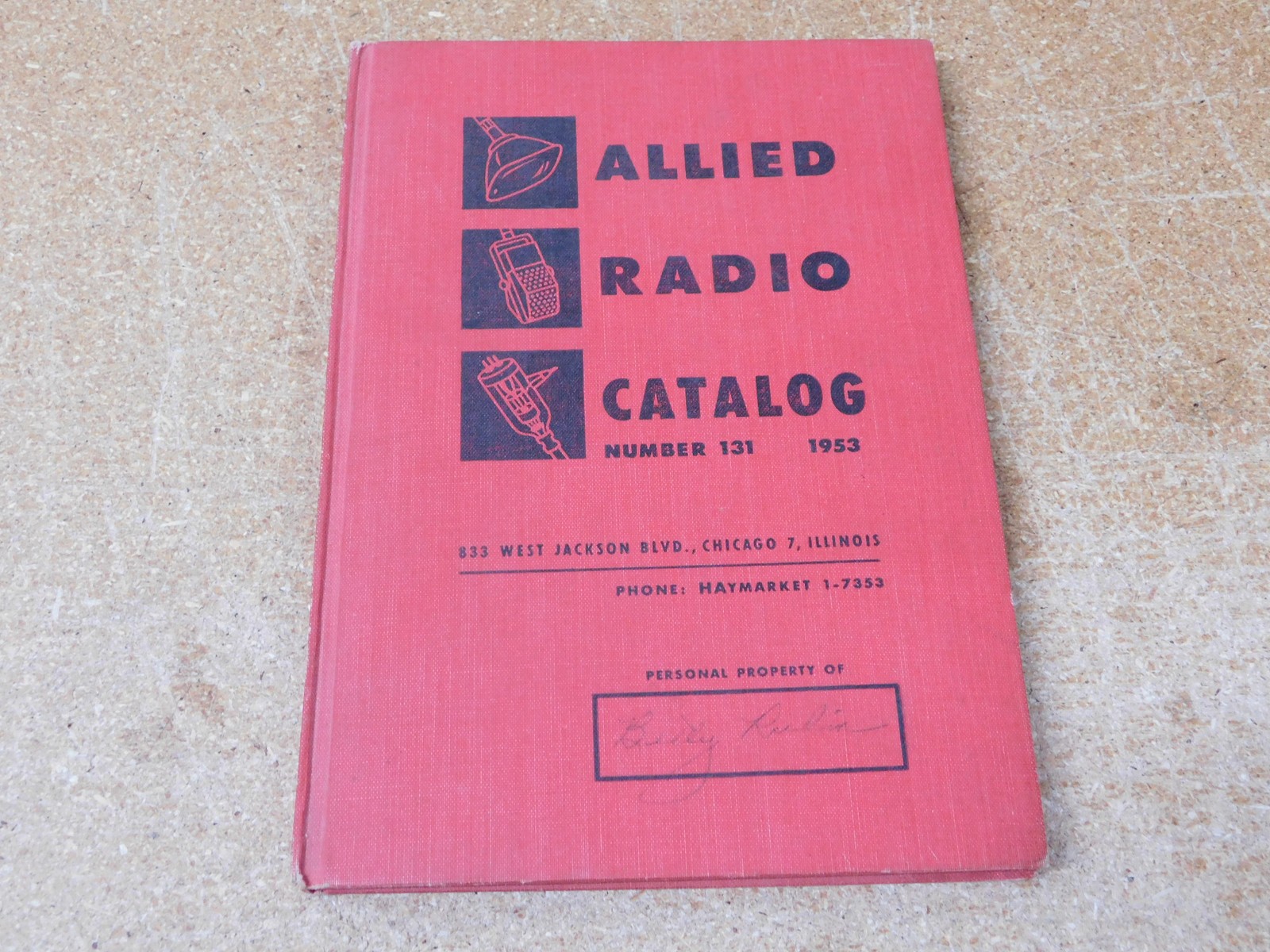 1953 Allied Radio Catalog Number 131 (hardcover, original)