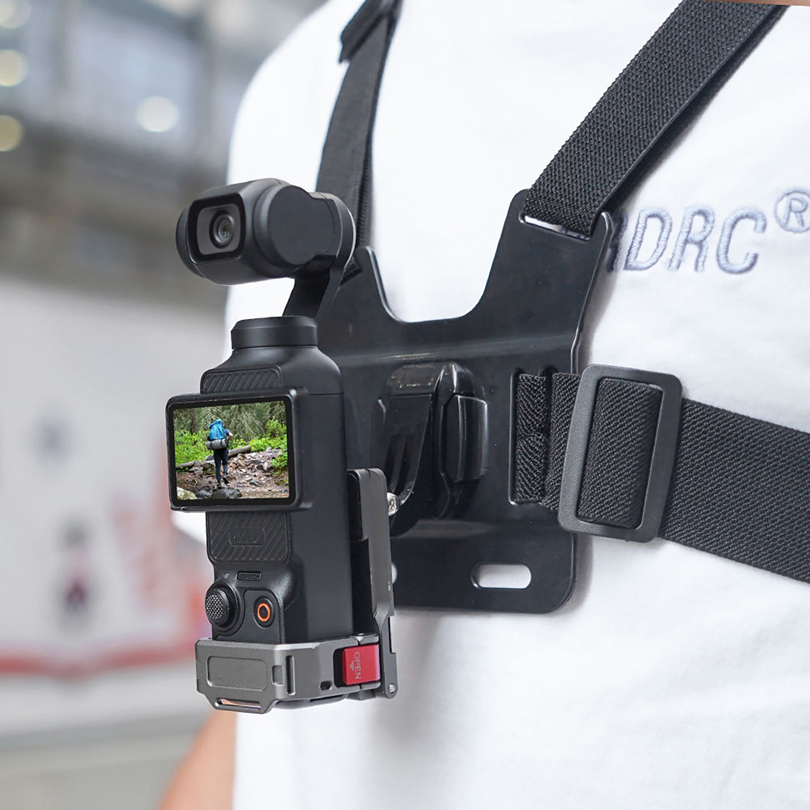 Fixture For DJI OSMO POCKET 3 Magnetic Base Expansion Bracket W/Wrist Strap