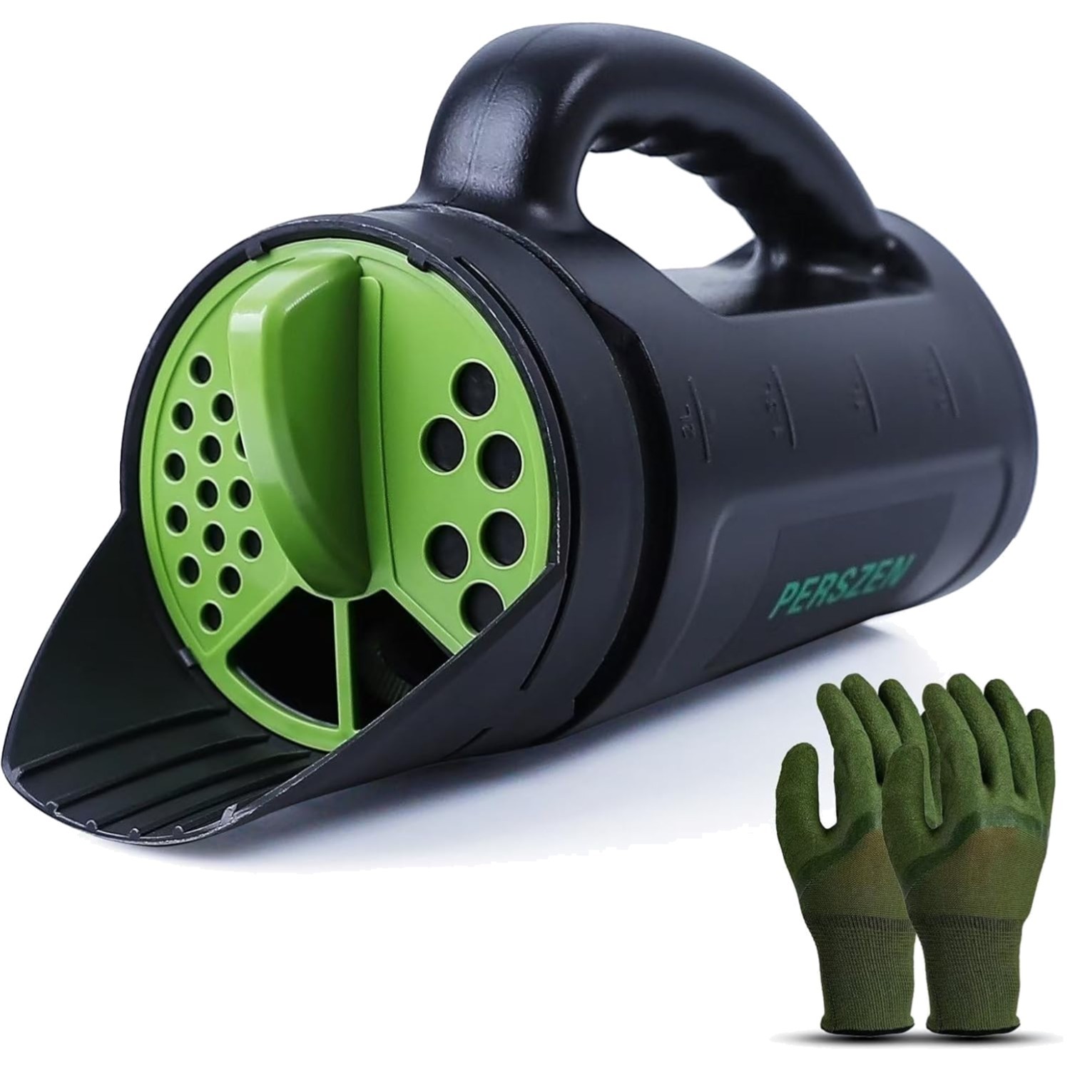 Durable Handheld Spreader with Multiple Openings for All- Gardening Use