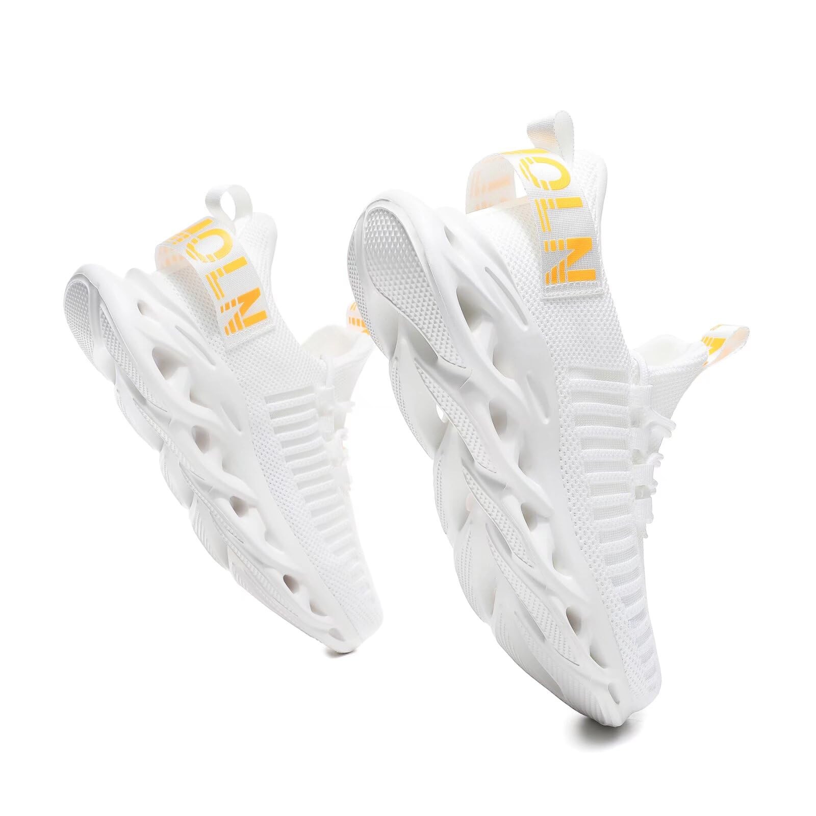 GSLMOLN Spring Summer Running Shoes Fashion Mesh Ultra Lightweight 12, White2