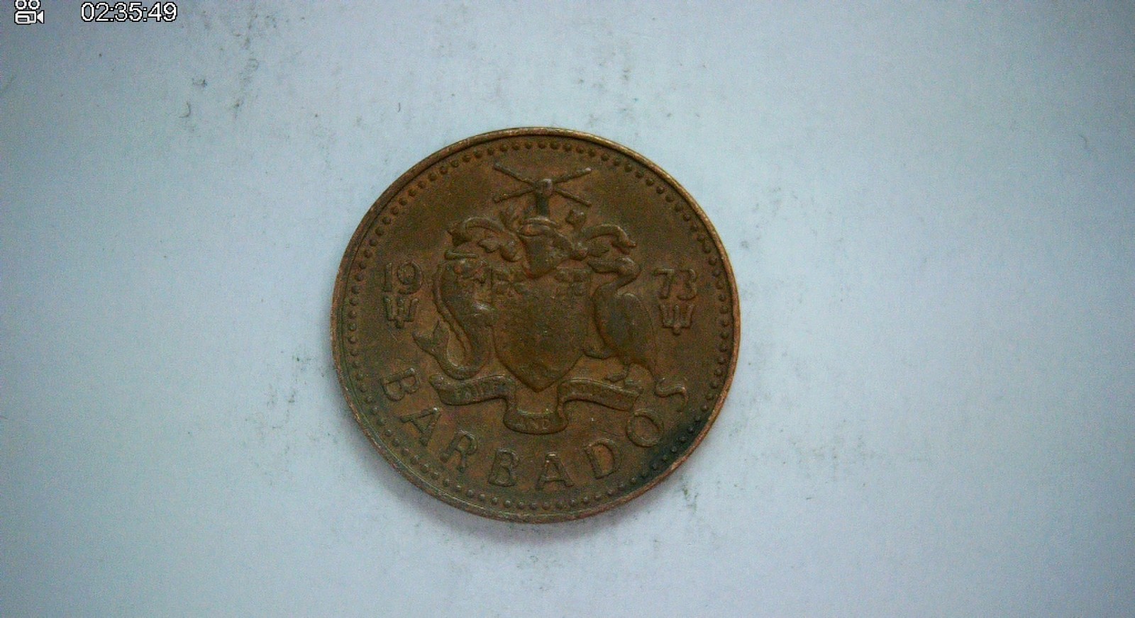 Barbados 1973 1 Cent Barbados cent (Trident/Crown type) Coin