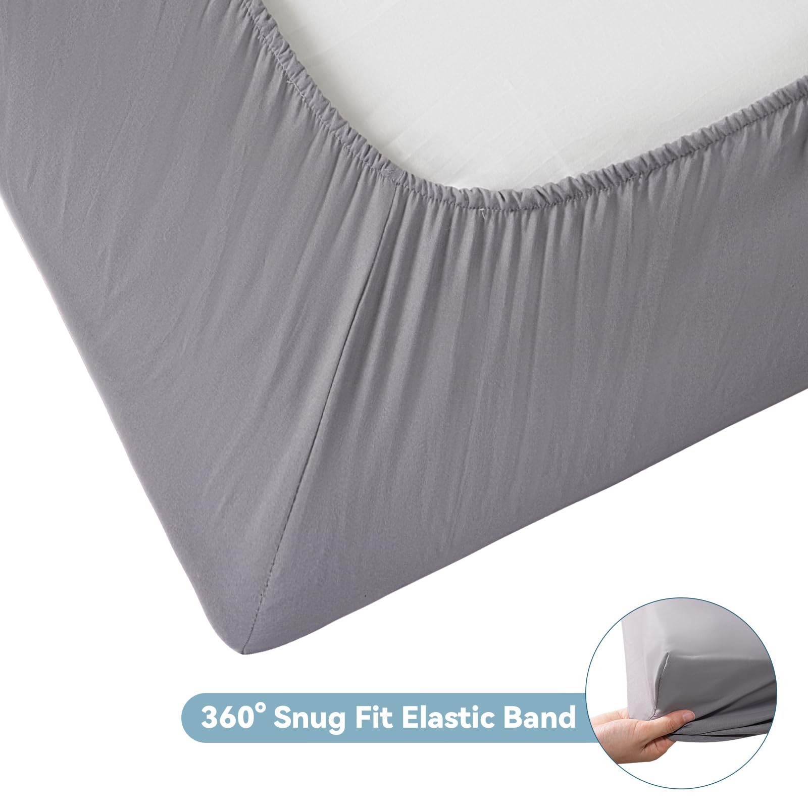 Cot Sheets 31" x 75", Cot Fitted Sheet for Narrow Twin/RVs Bunk/Camper Bunk/G...