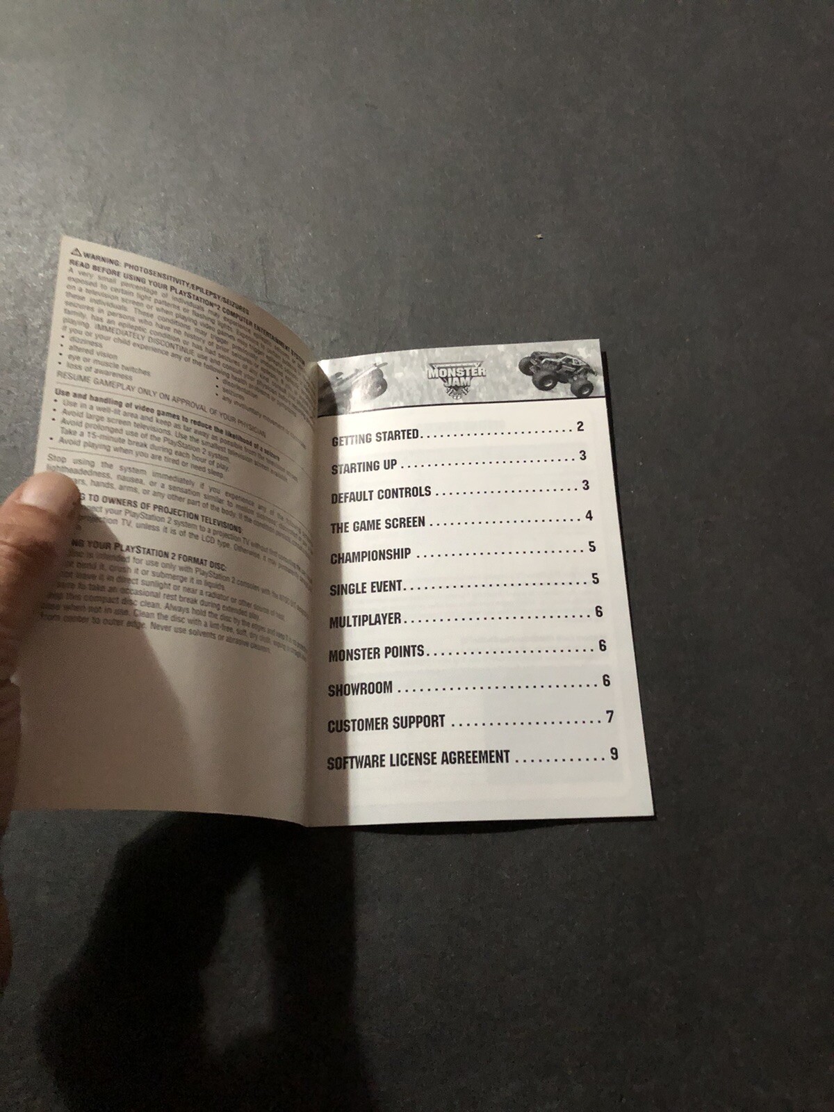 Monster jam ps2 manual Only