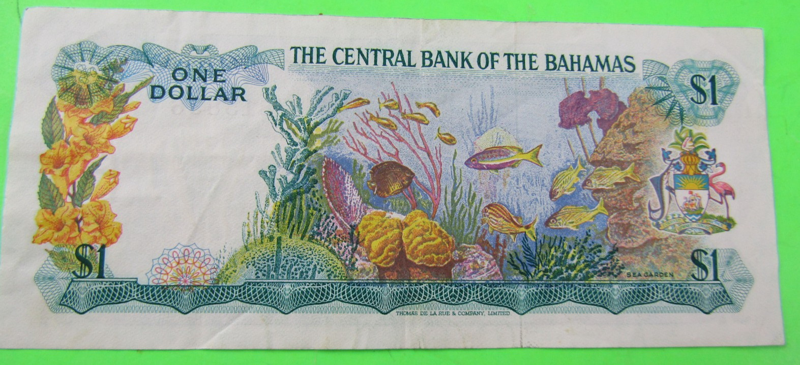 BAHAMAS, $1, QEII, P#35b, L. 1974
