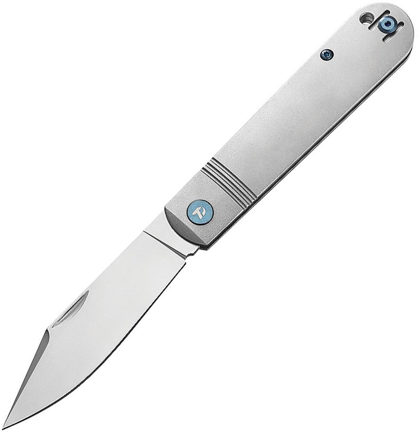 Dreamtech Slip Joint Gray Titanium Folding VG-10 Clip Pt Pocket Knife K4386TG