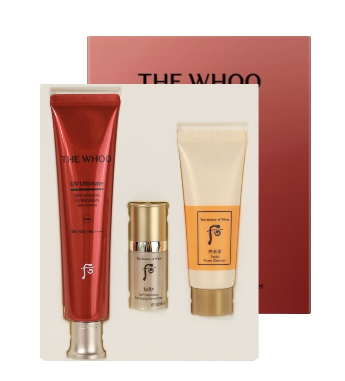 THE WHOO UV Ultimate Red Vitamin Sunscreen 75mL Special SET SPF50+ PA++++