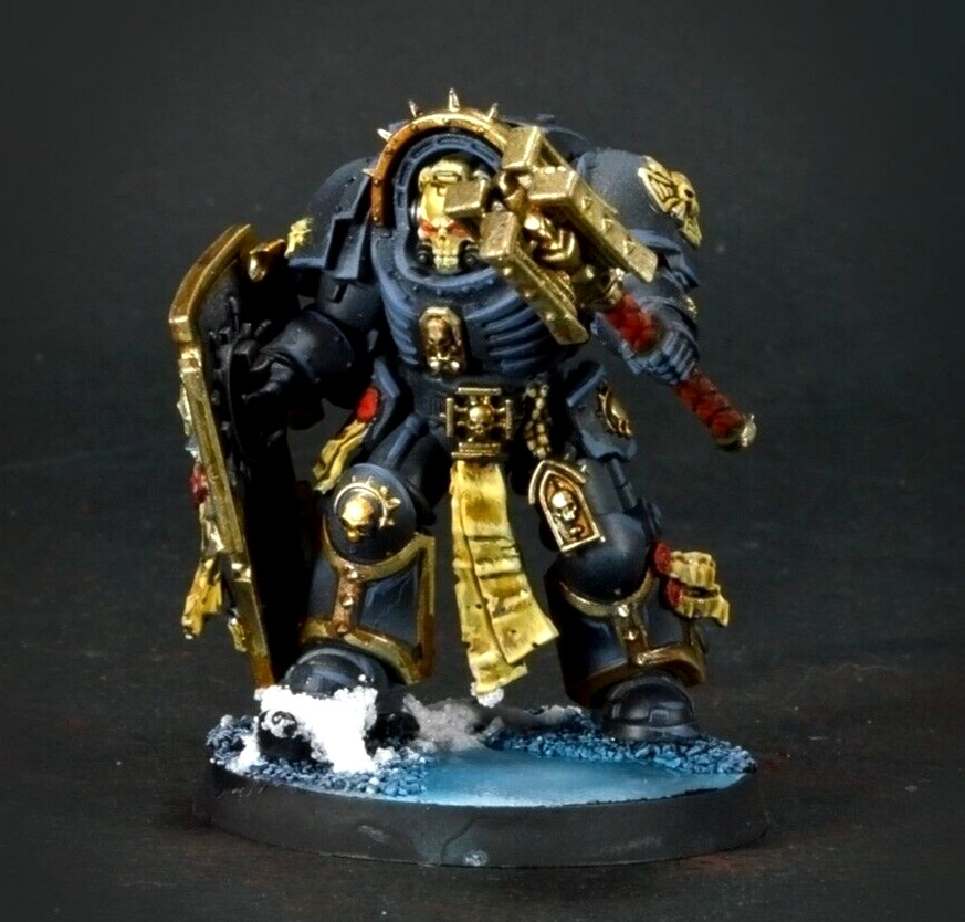 Chaplain in Terminator armour  ** COMMISSION ** painting