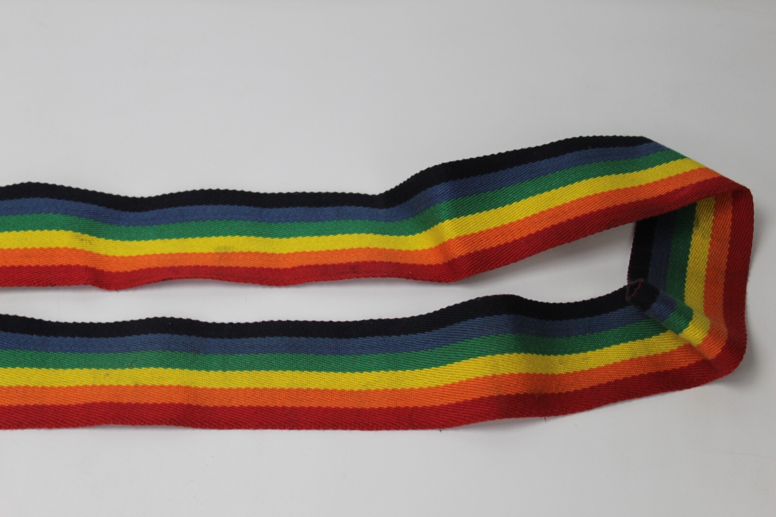 Vintage Rainbow Luggage Strap Read Description