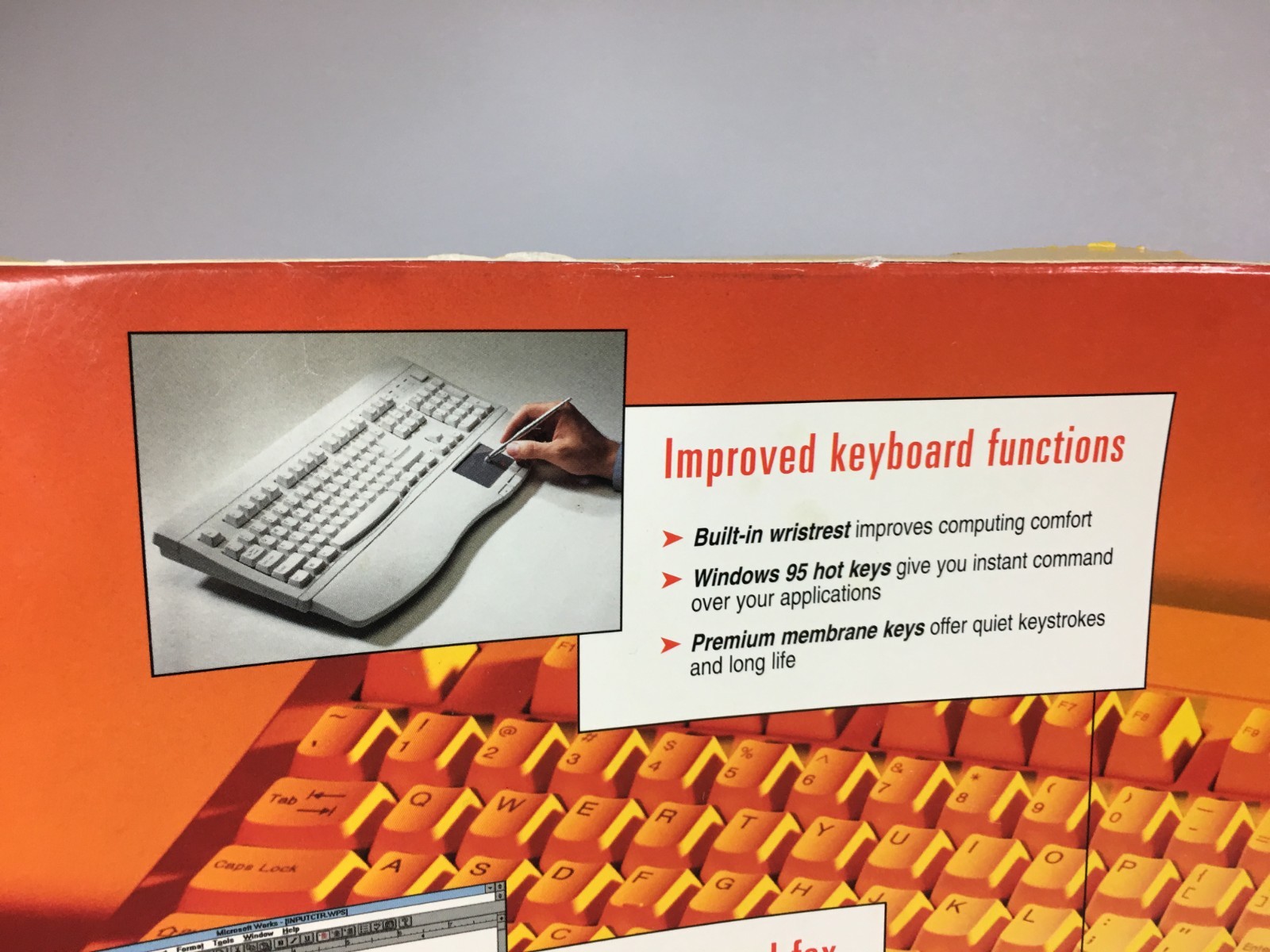 Cirque Input Center Model 360 Computer Keyboard Vintage New in Open Box