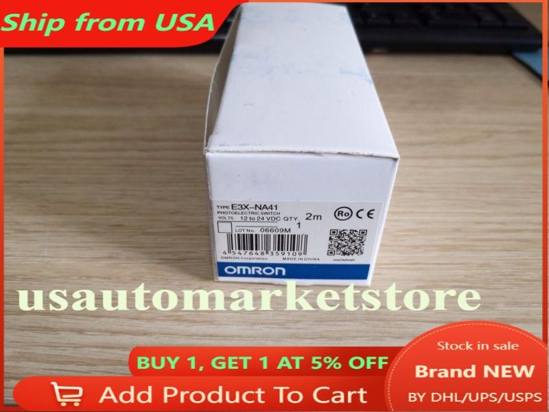New In Box Omron Photoelectric Sensor Switch E3X-NA41 E3XNA41 *TT