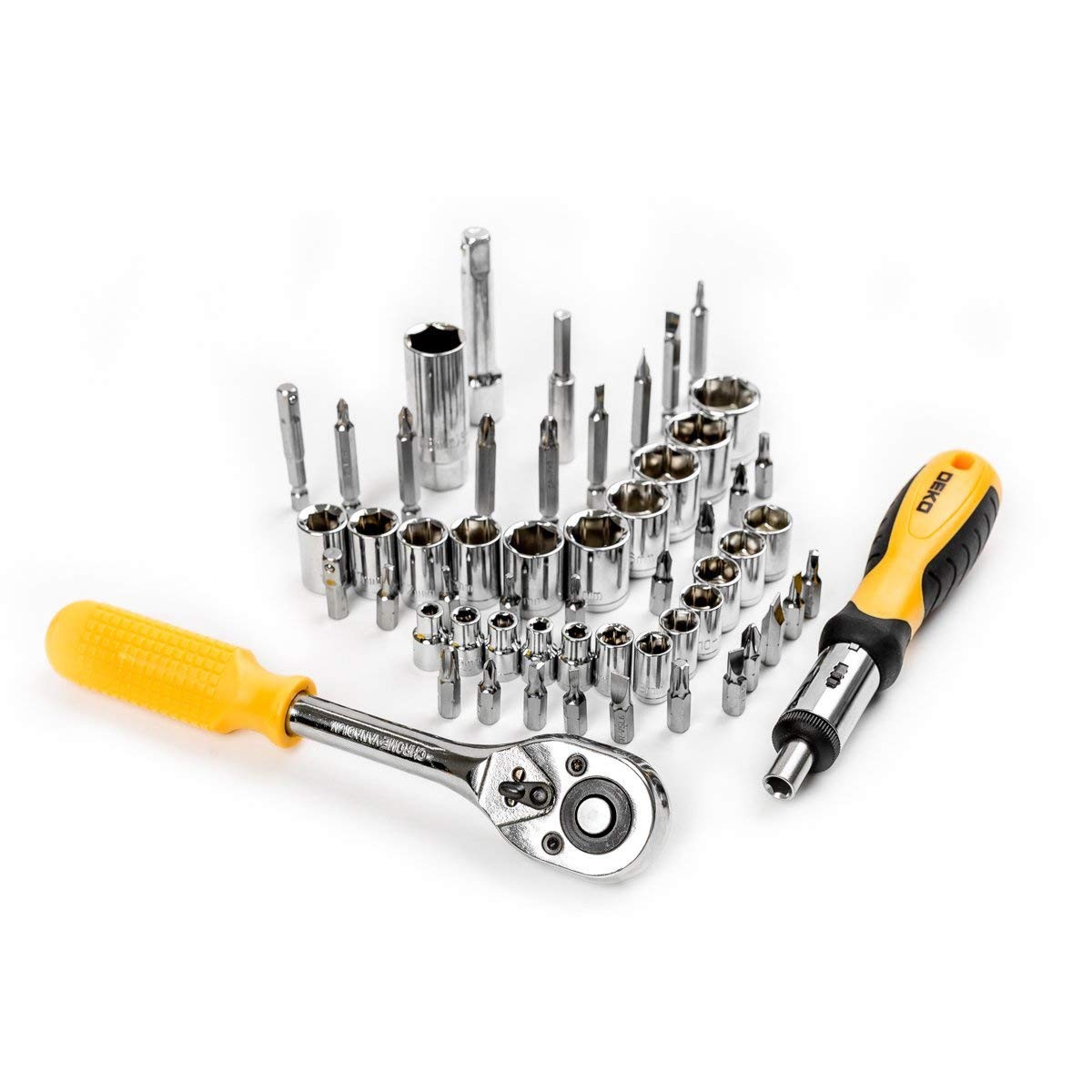 DEKOPRO 228Piece Socket Wrench Auto Repair Tool Combination Package Mixed ClassB