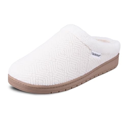 womens Indoor/Outdoor Slip-on Diamond Microterry Gemma Clog Slippers 7.5-8 Ewe
