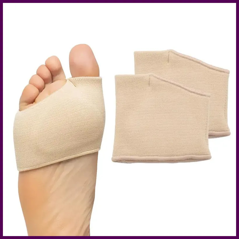 Silicone Gel Half Insoles for Metatarsal Forefoot Pain Relief Shoe Pads Ball of