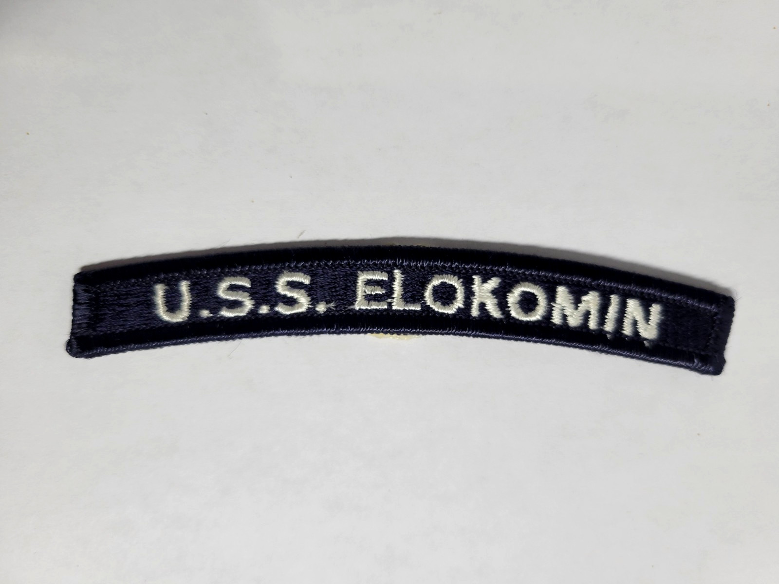 US Navy U.S.S. ELOKOMIN AO-55 Cimarron-Class Fleet Oiler Served WWII Patch