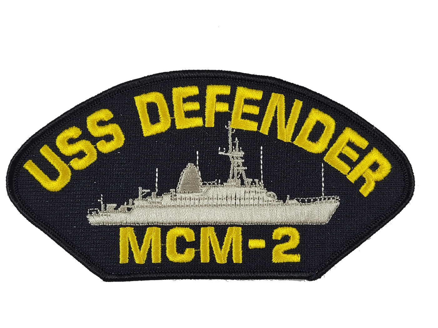USS Defender MCM-2 Ship Patch - Great Color - Veteran Owned Business