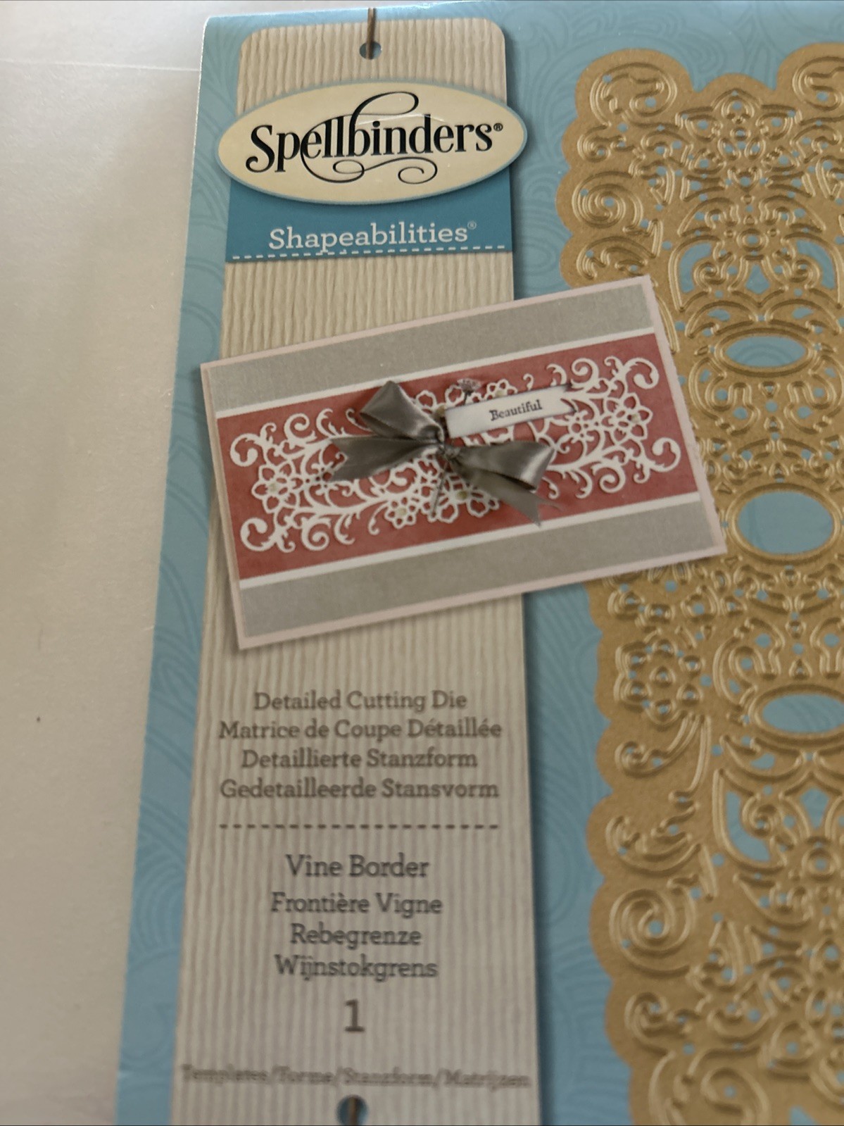 Spellbinders Shapeabilities VINE BORDER S4-500
