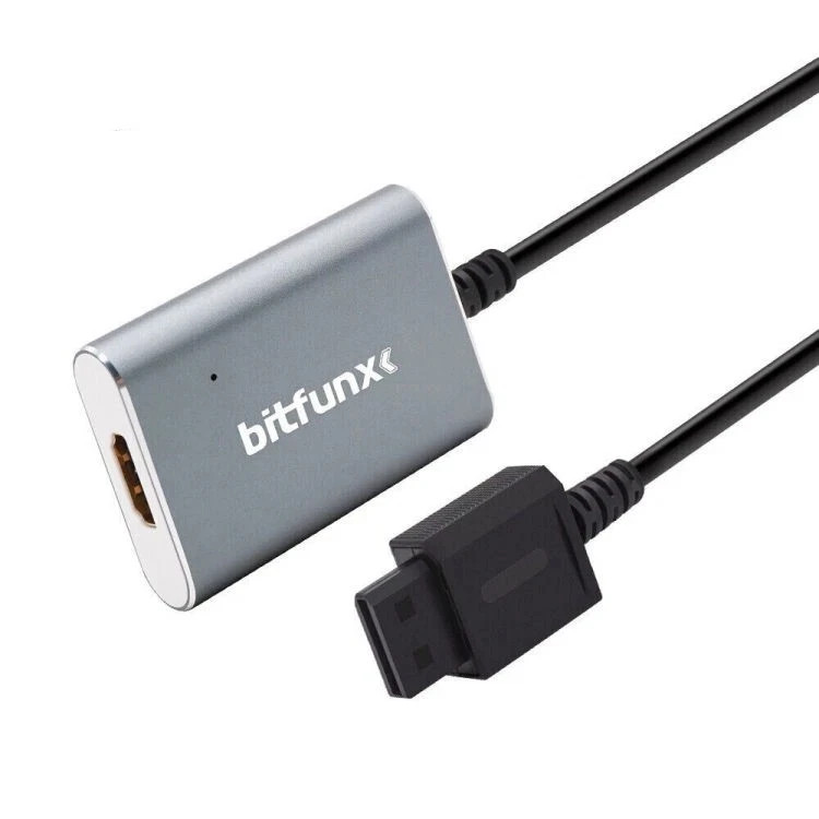720p Hd Bitfunx HDMI Adapter Plug For Nintendo Snes N64 Gamecube NTSC  Console