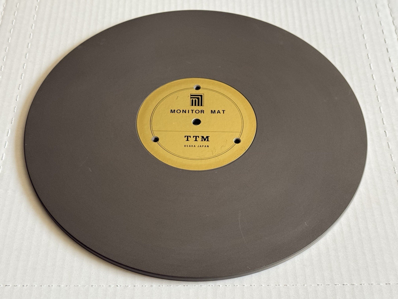TTM Record Player MONITOR MAT 3kg Clean. Heavy.