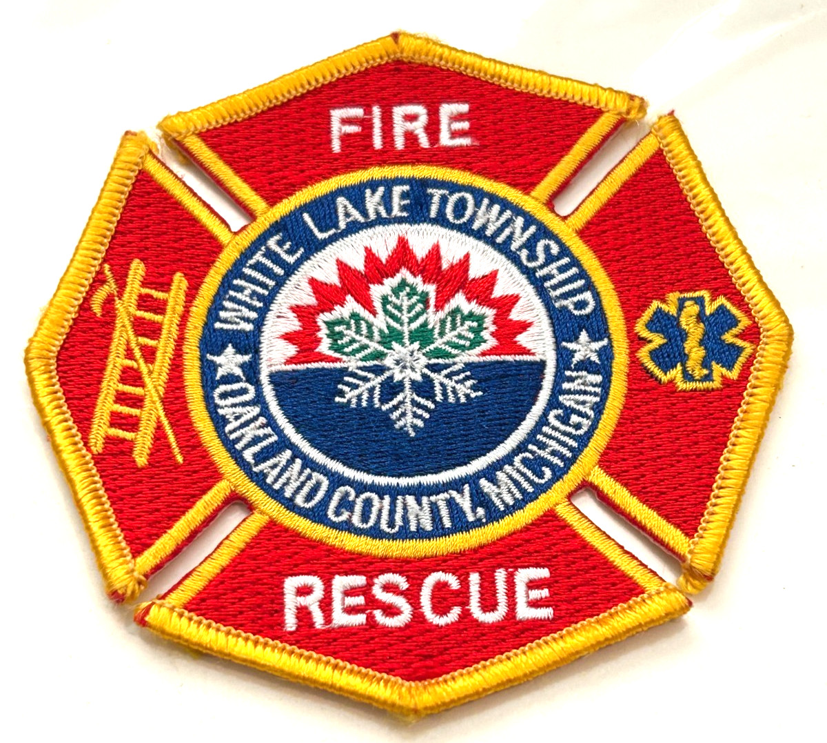White Lake Township Michigan Fire Rescue Patch Unused