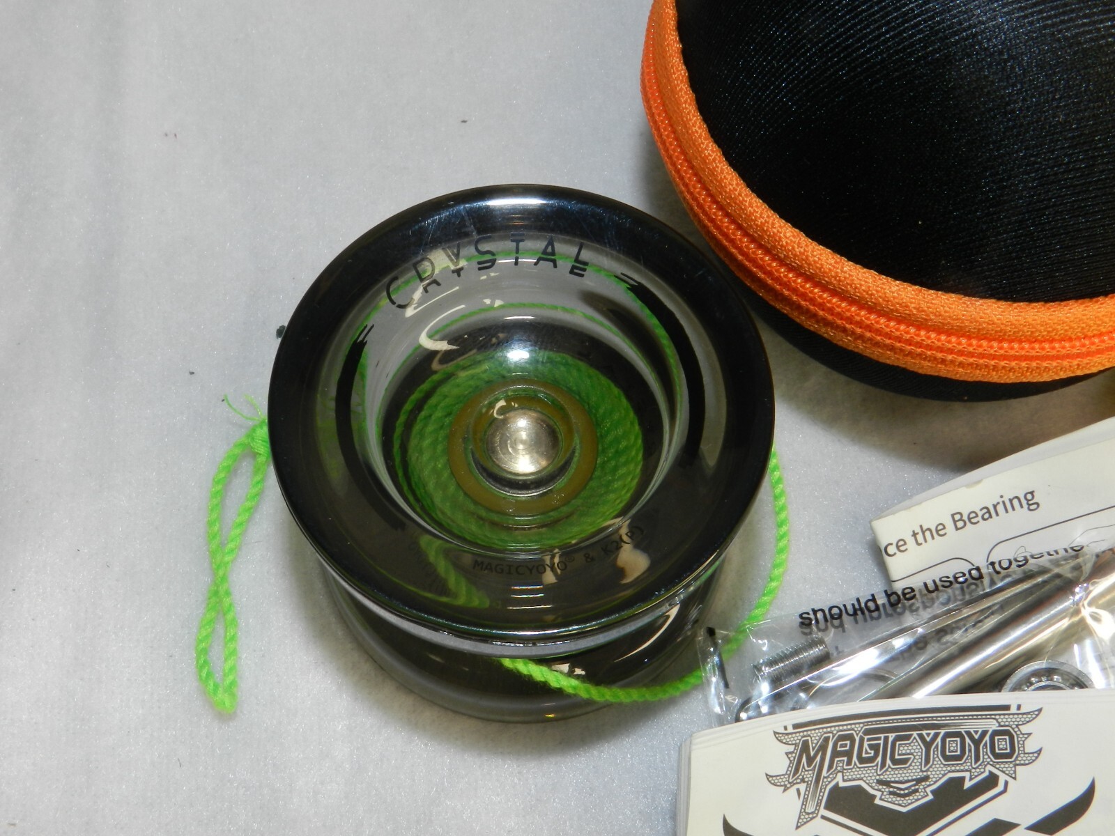 Magic Yoyo Crystal with Case and Multicolored Strings