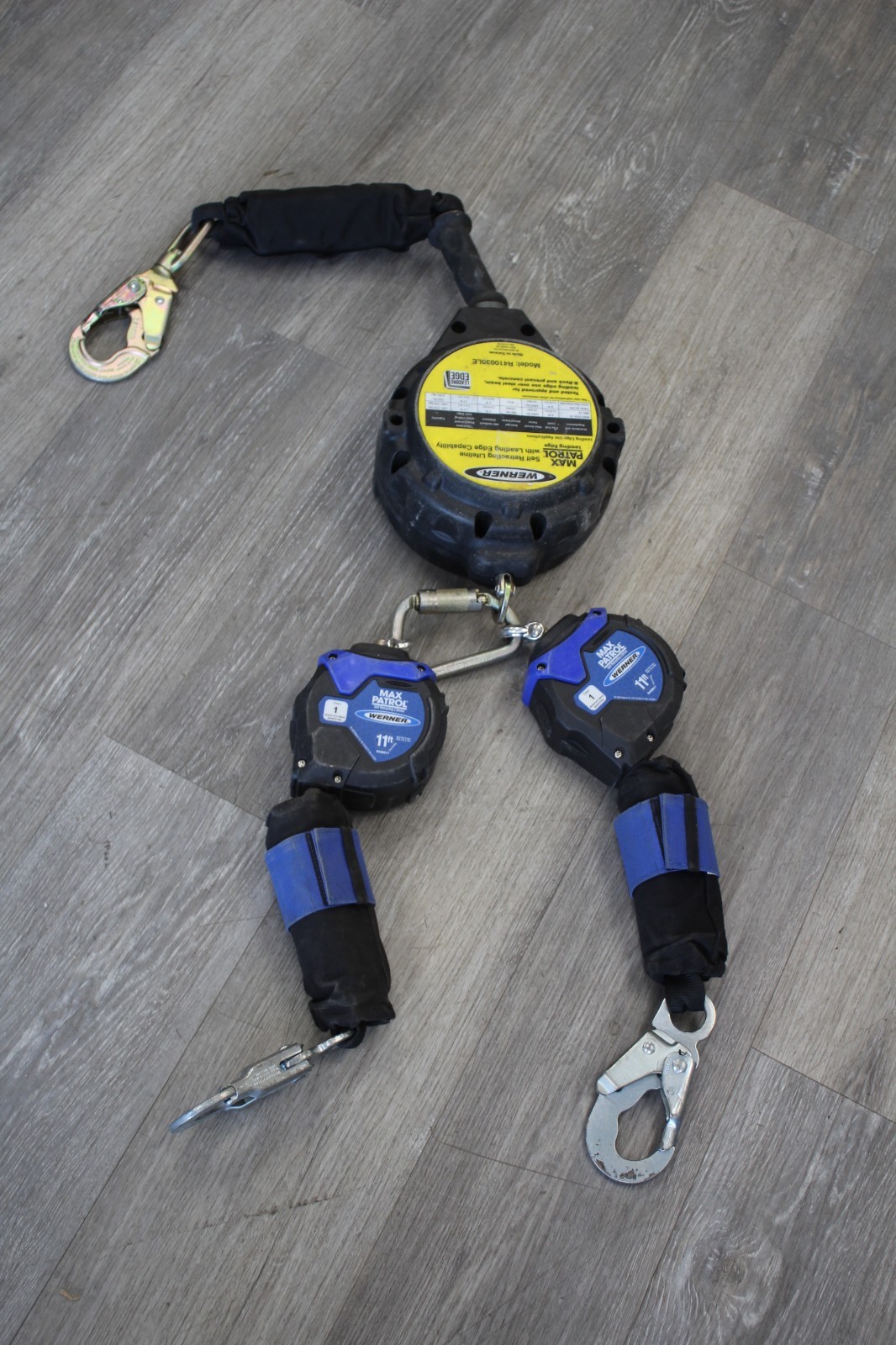 Werner R410030LE 30 Ft. Max Patrol Self-Retracting Lifeline with 2 R430011 11Ft.