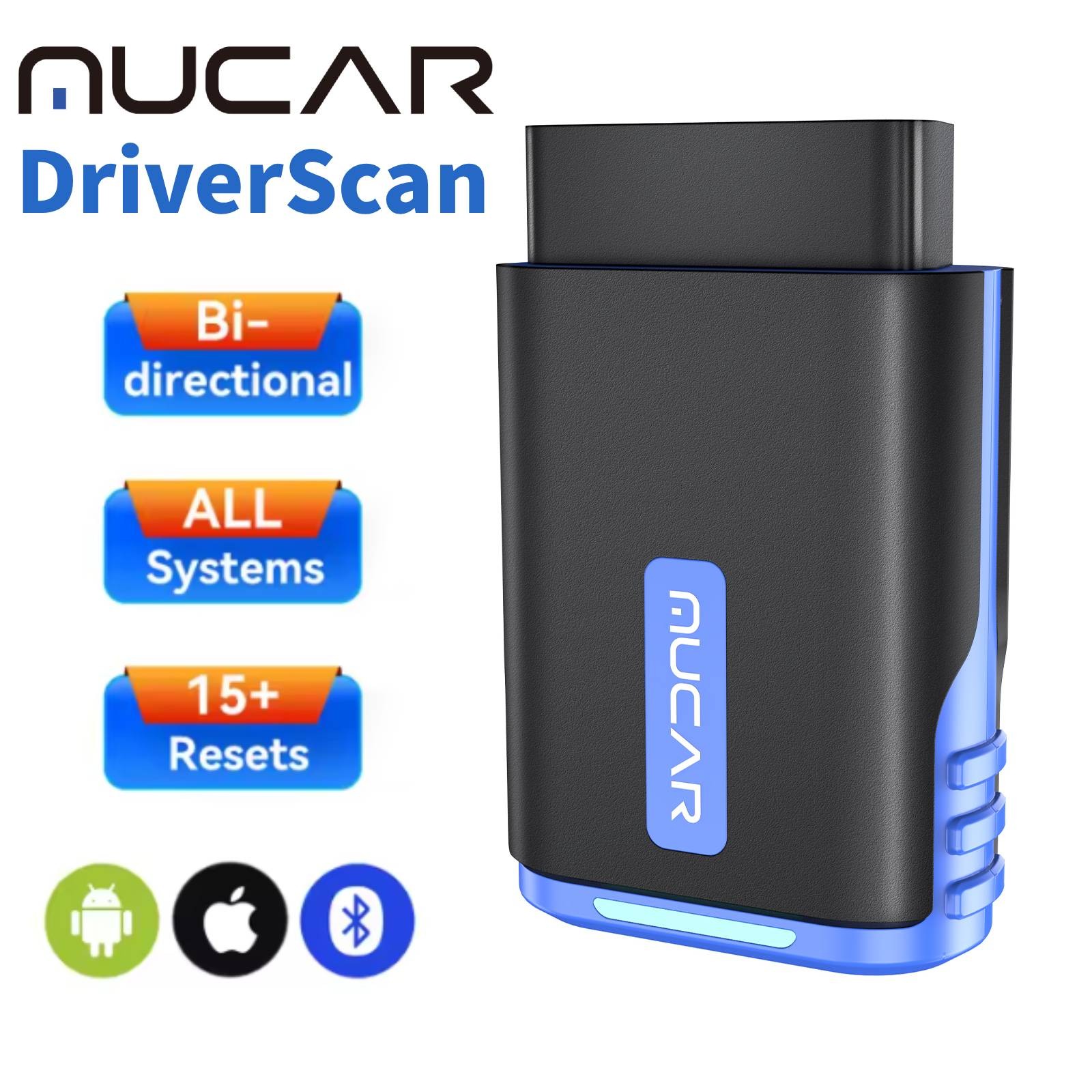 Car OBD2 Scanner MUCAR DriverScan All System Scan Diagnostic Tool For 130+Brand