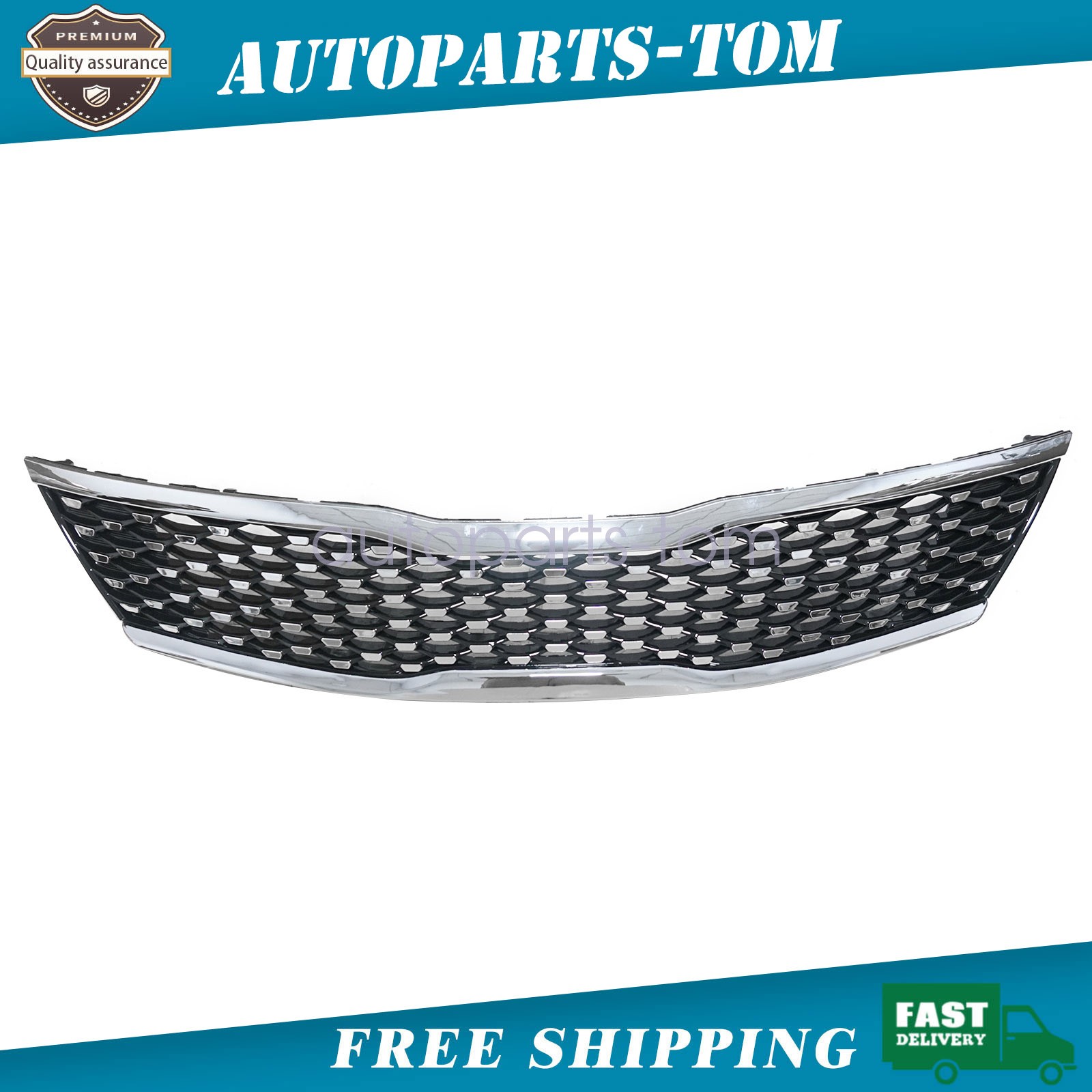 Front Grille Upper Bumper Grill Fit Kia Optima EX 2016 2017 2018 86350D5010