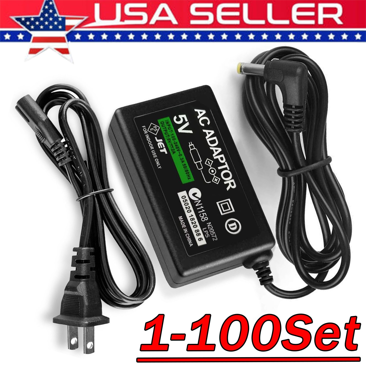 AC Adapter Home Wall Charger Power Supply For SONY PSP 1000 2000 3000 Slim Lite