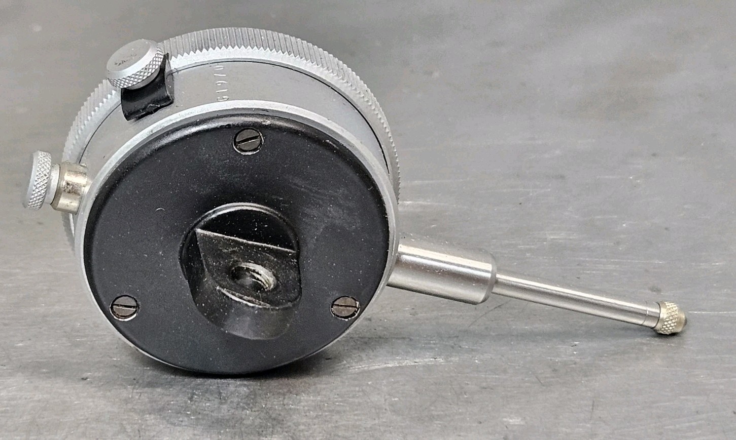 Starrett No. 657D magnetic base with a Fowler 1" dial indicator - 657