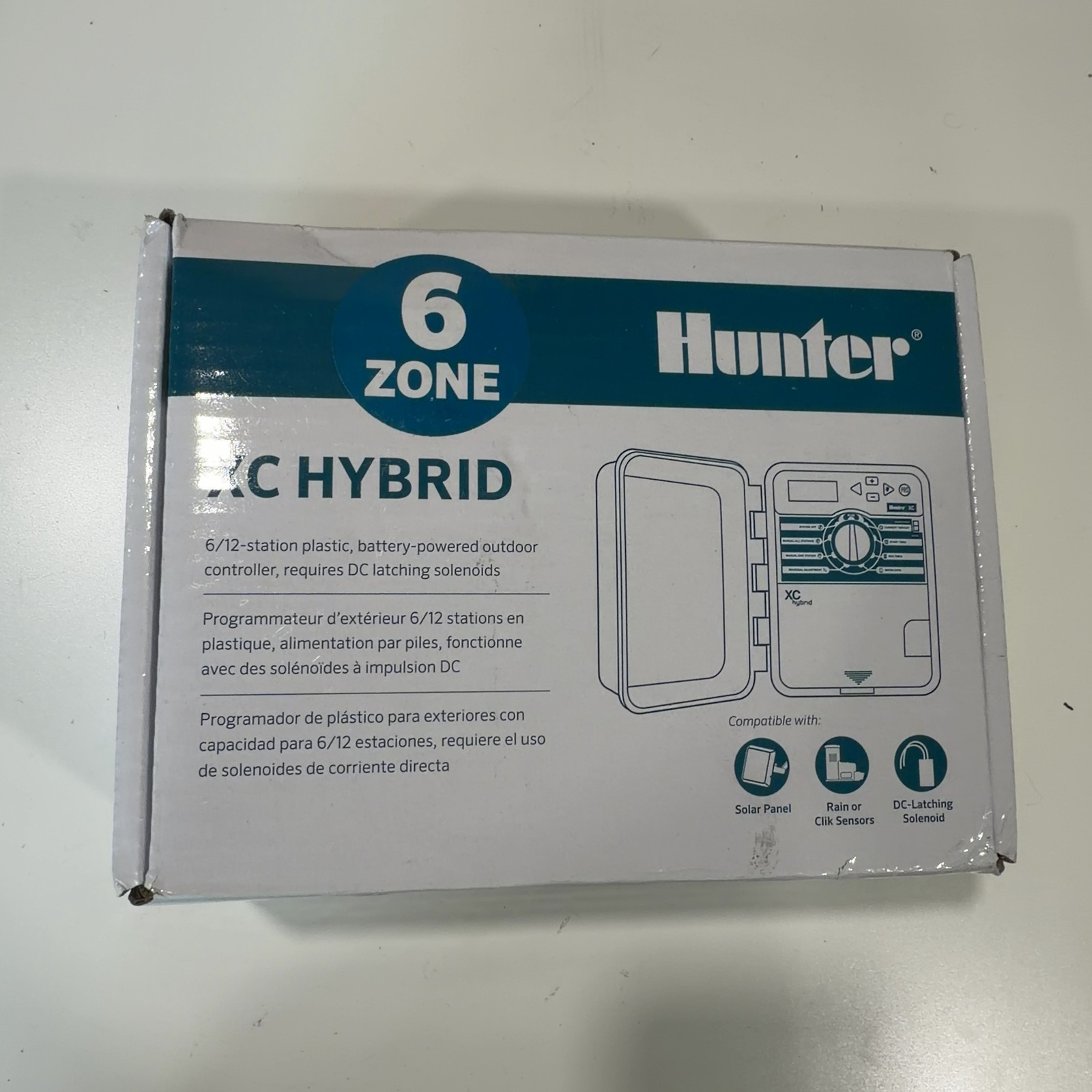 Hunter XCH600 X-Core Hybrid 6-Station Sprinkler Timer for Hunter Systems