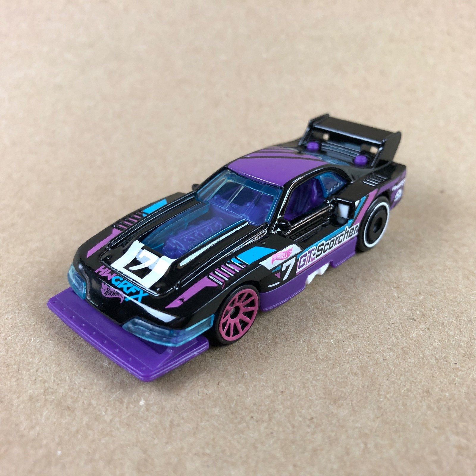 Hot Wheels GT-Scorcher 89/250 Purple 2024 Lets Race 2/5 1:64 Diecast Car Loose
