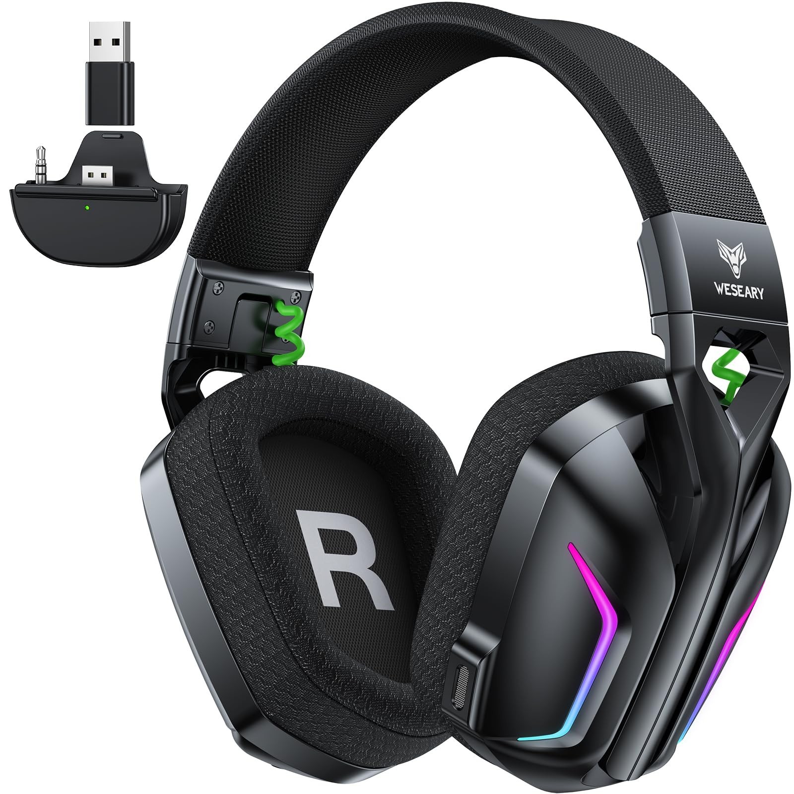 WESEARY Wireless Gaming Headset for Xbox Series X|S, 2.4GHz Ultra-Low Latency...