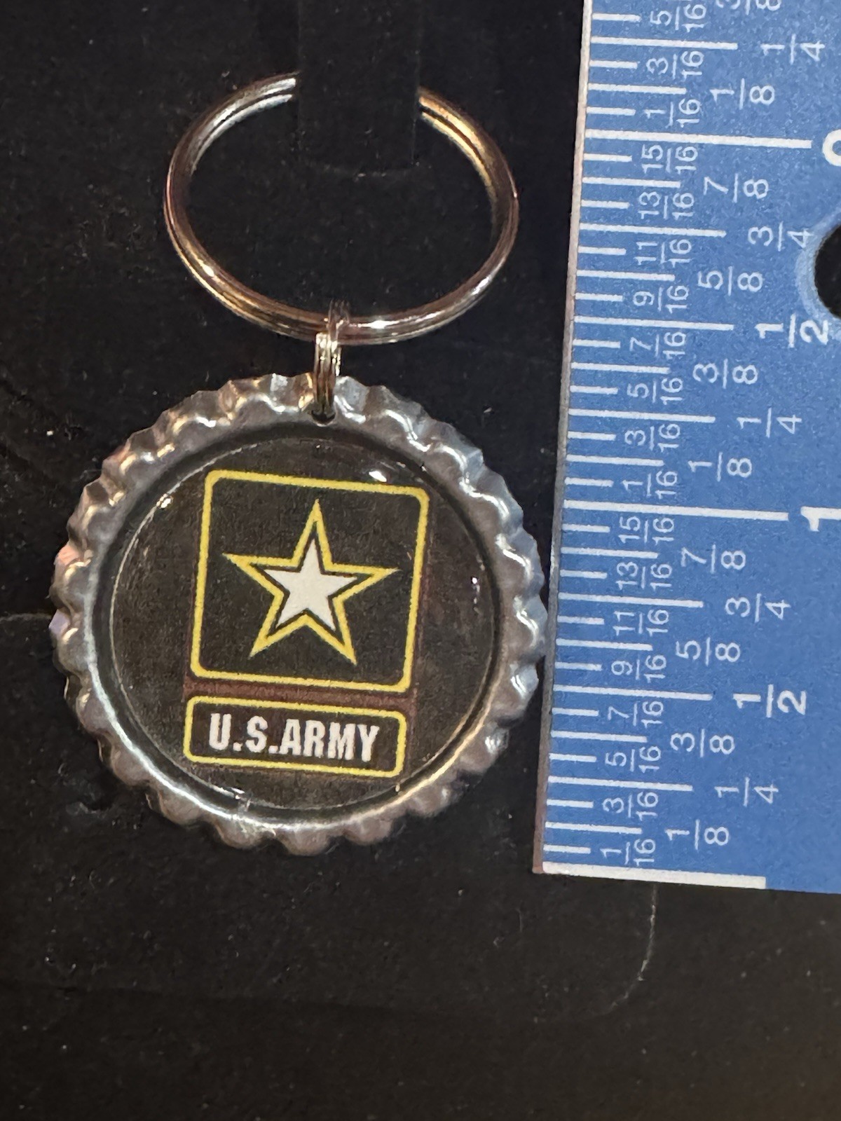 Army  Bottle Top Key Ring