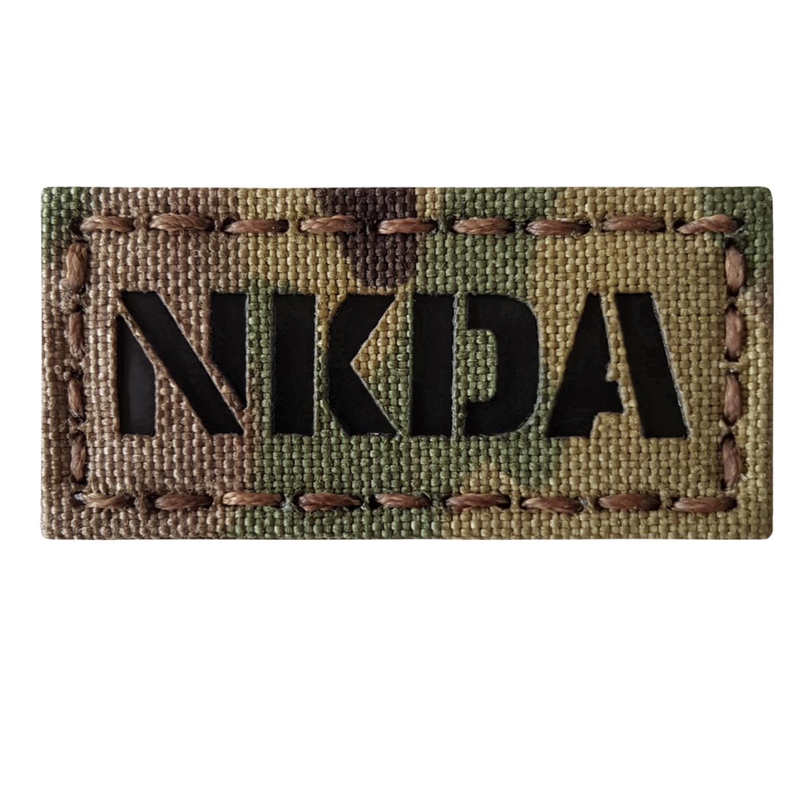 IR NKDA infrared NKA multicam morale 1x2 tactical IFF laser hook patch