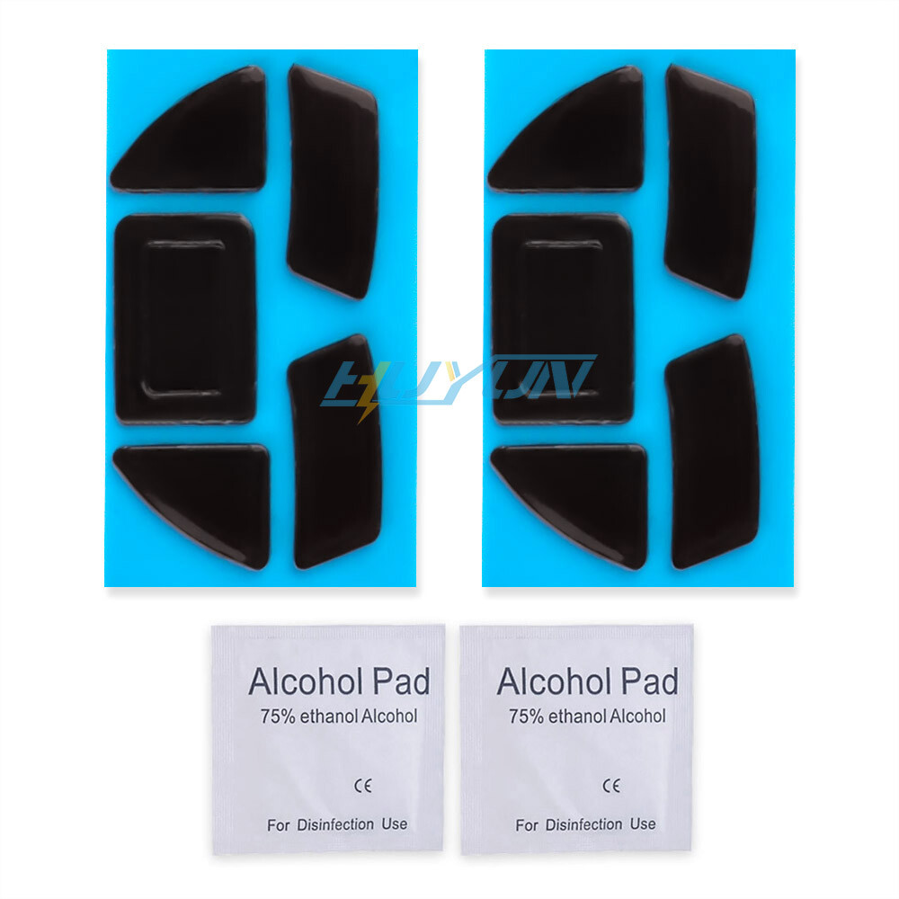 2 Sets Rounded Curved Edges Mouse Feet Skates for Razer Viper Ultimate -US Stock