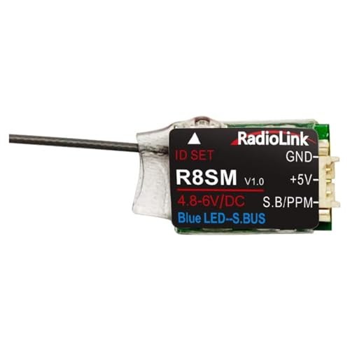 R8SM 2.4G 8 Channels Mini Receiver SBUS/PPM Long Range Control for FPV Micro