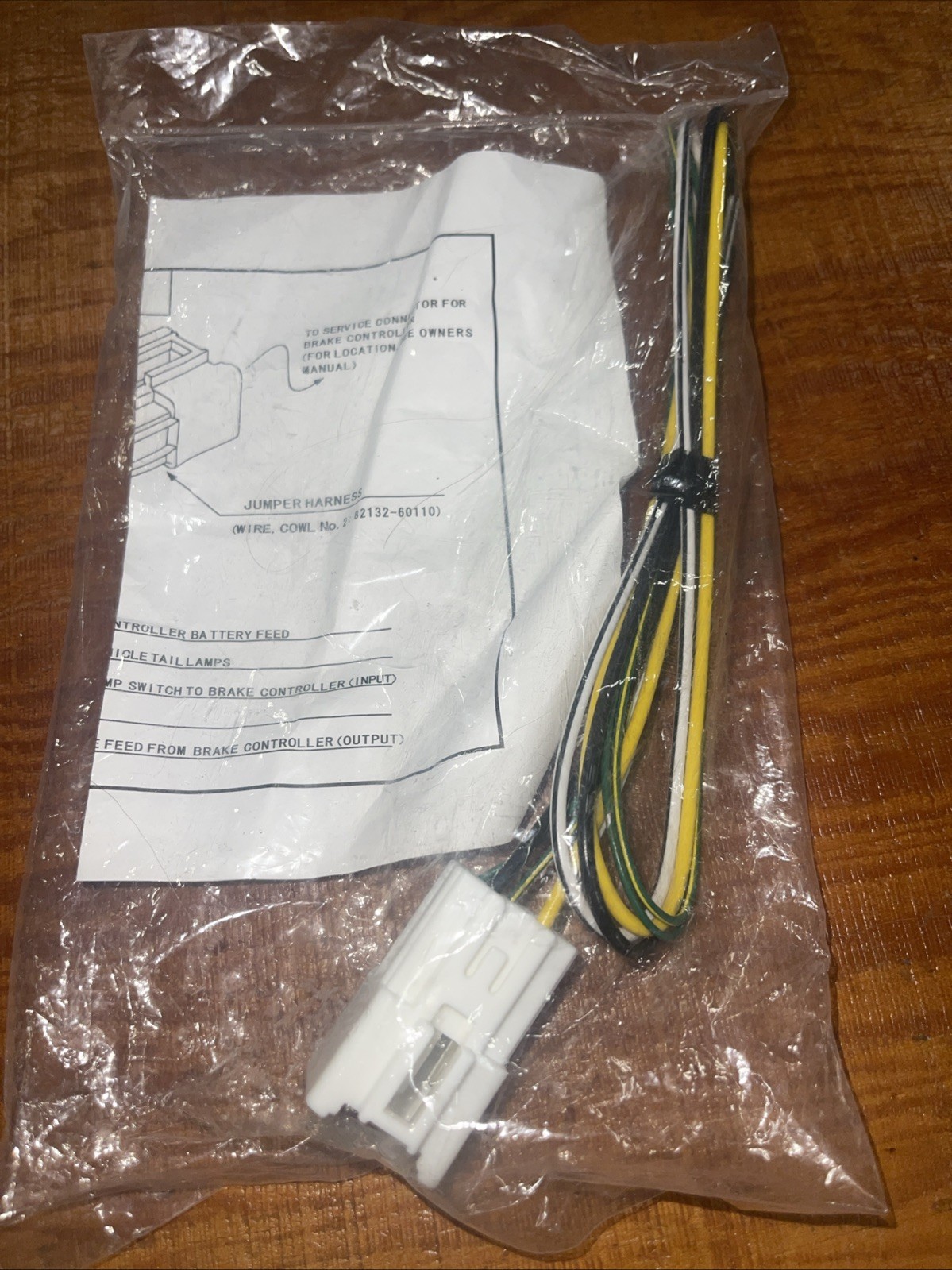 Toyota/Lexus TRAILER BRAKE JUMPER HARNESS WIRE CONNECTIONS OEM 82132-60110 FreSh