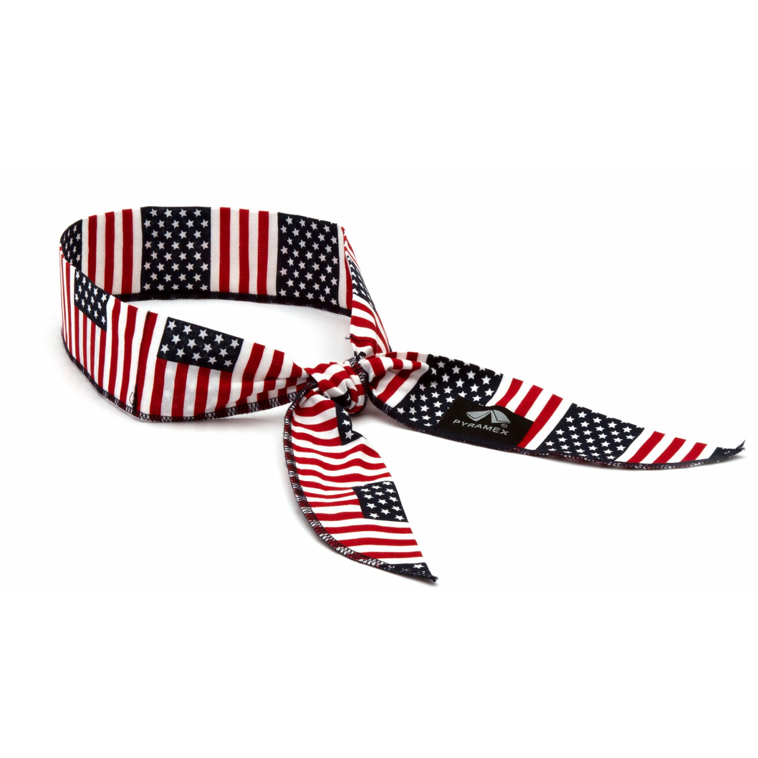 Pyramex CNB12PKFLG Cooling Beaded Bandana - American Flag