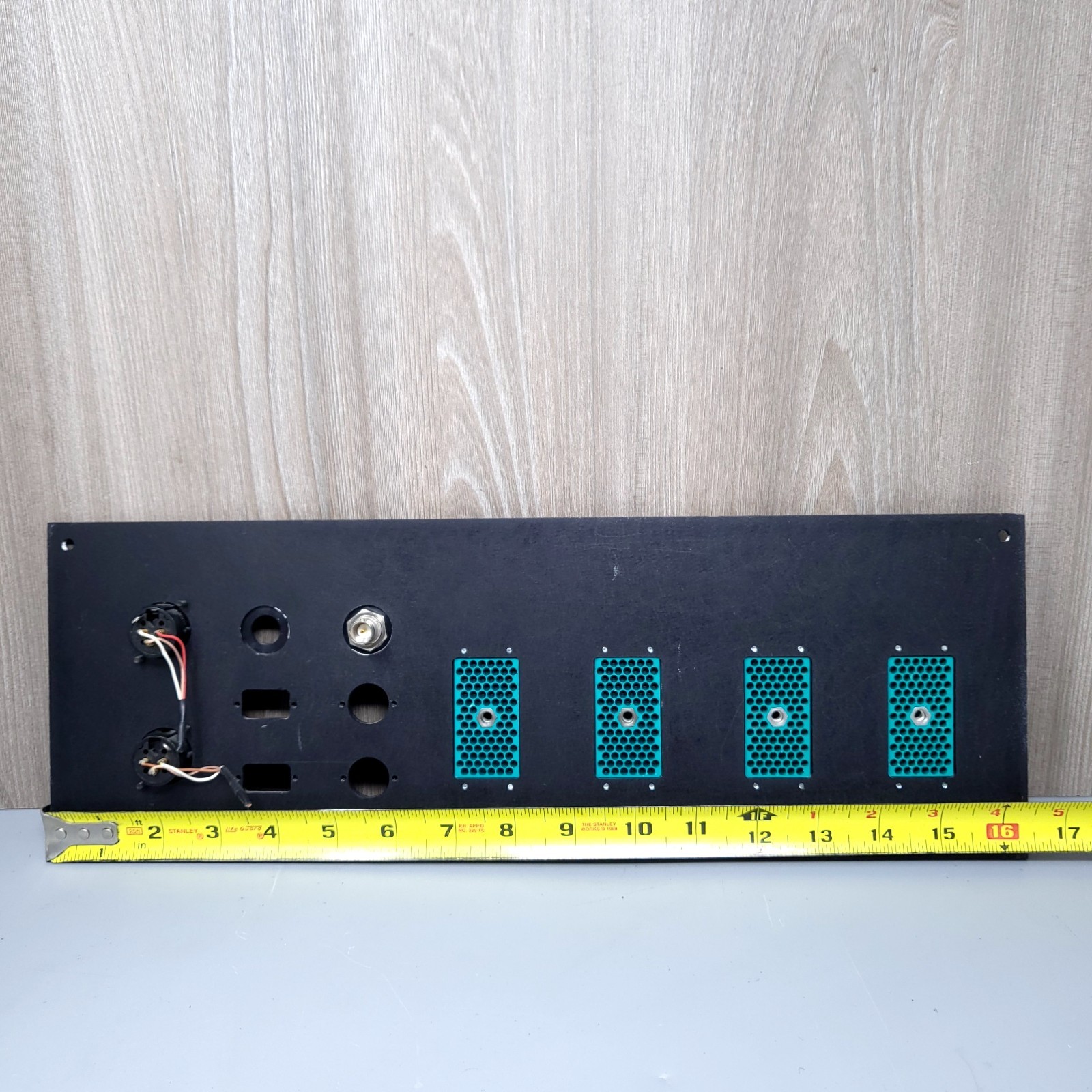 Custom 48ch Studio Patch Panel ELCO EDAC XLR Timecode Euphonix Rack