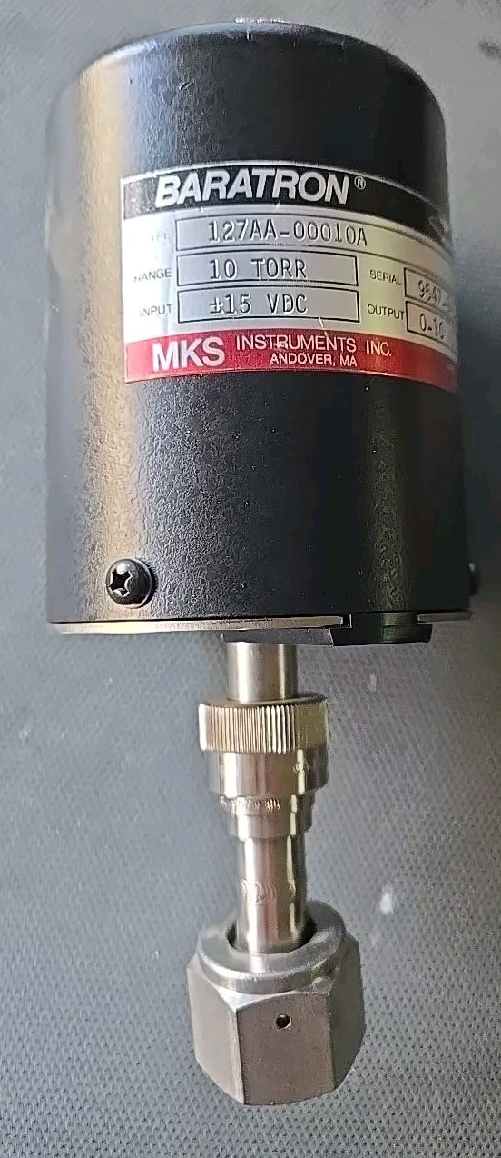 MKS Baratron Type 127AA-00010A 10 TORR Pressure Transducer 127