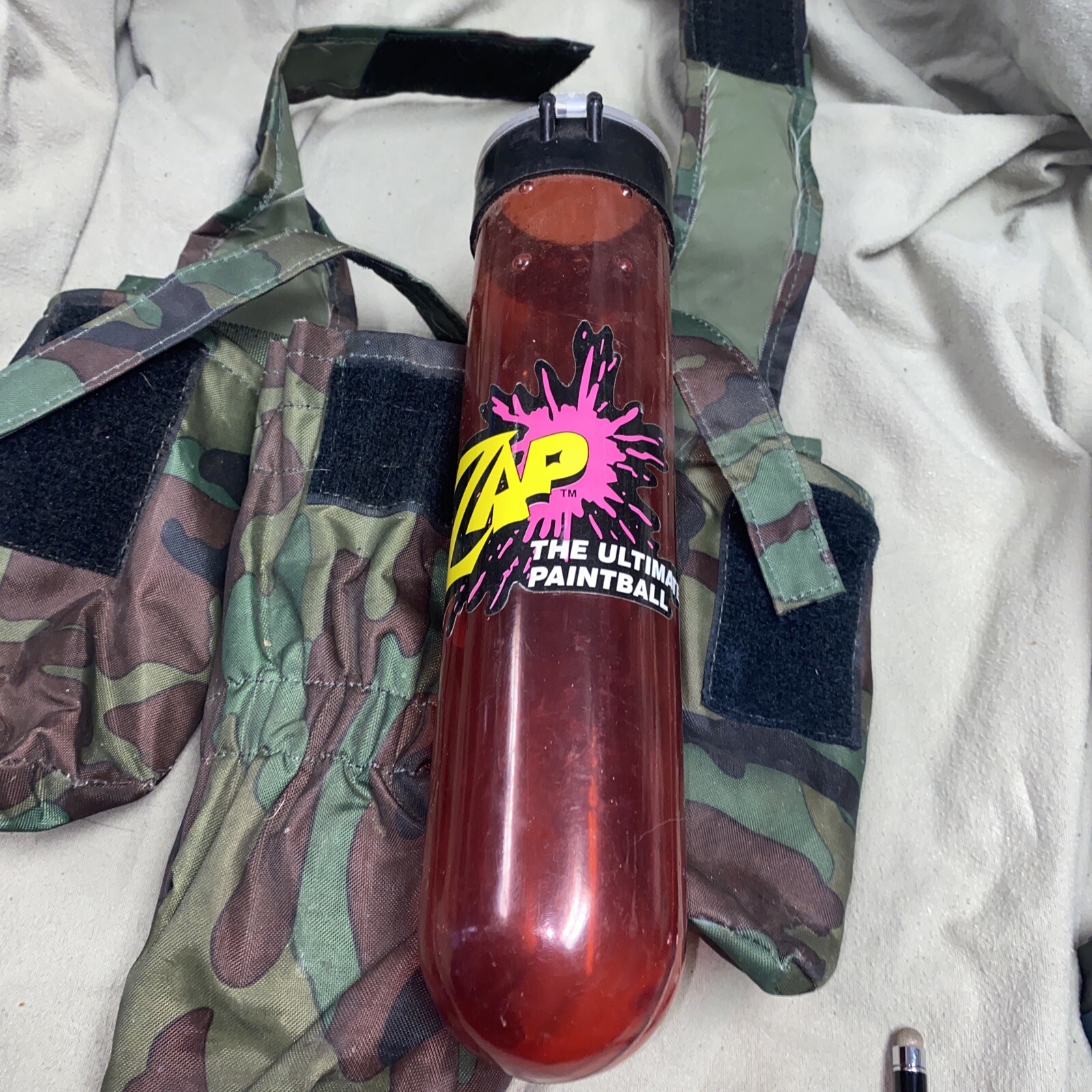 Paintball belt with Tube Belt with Camouflage Print Color (1 )Tube