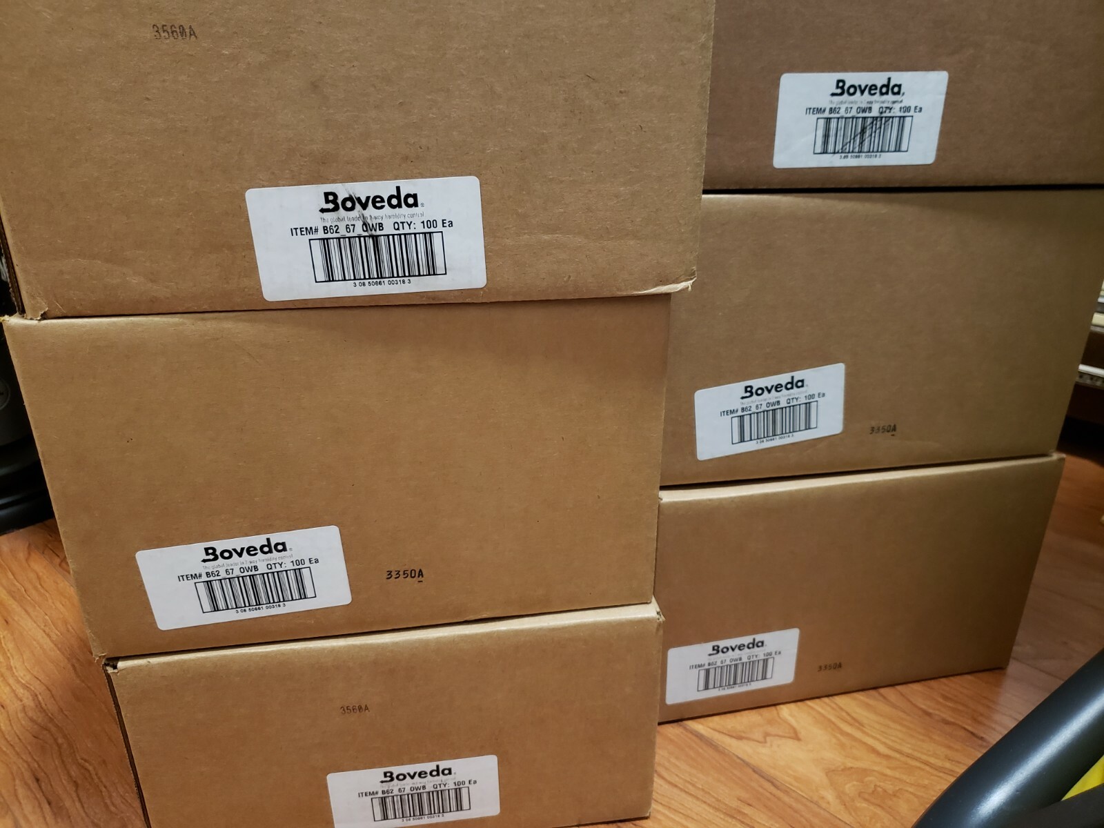 62% Boveda Humidity Control BIG 67 gram Packs 100 pc Box Mastercase