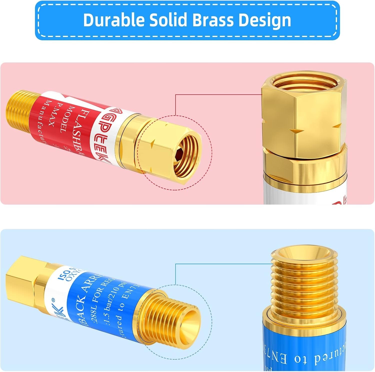 Professional Quality Flashback Arrestors Set for Efficient Welding Tasks