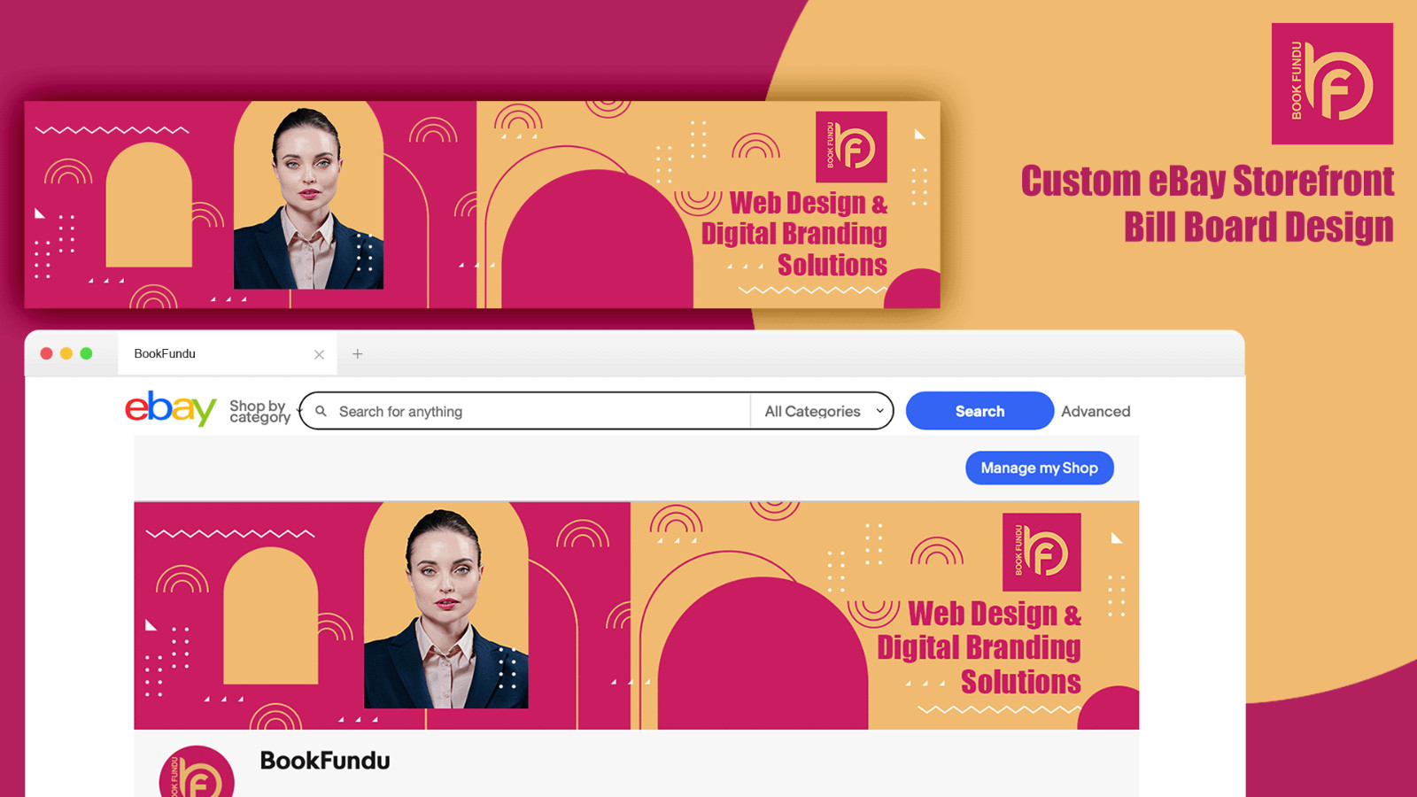 Custom eBay Store Design & Listing Template for Electronics & Tech Accessories