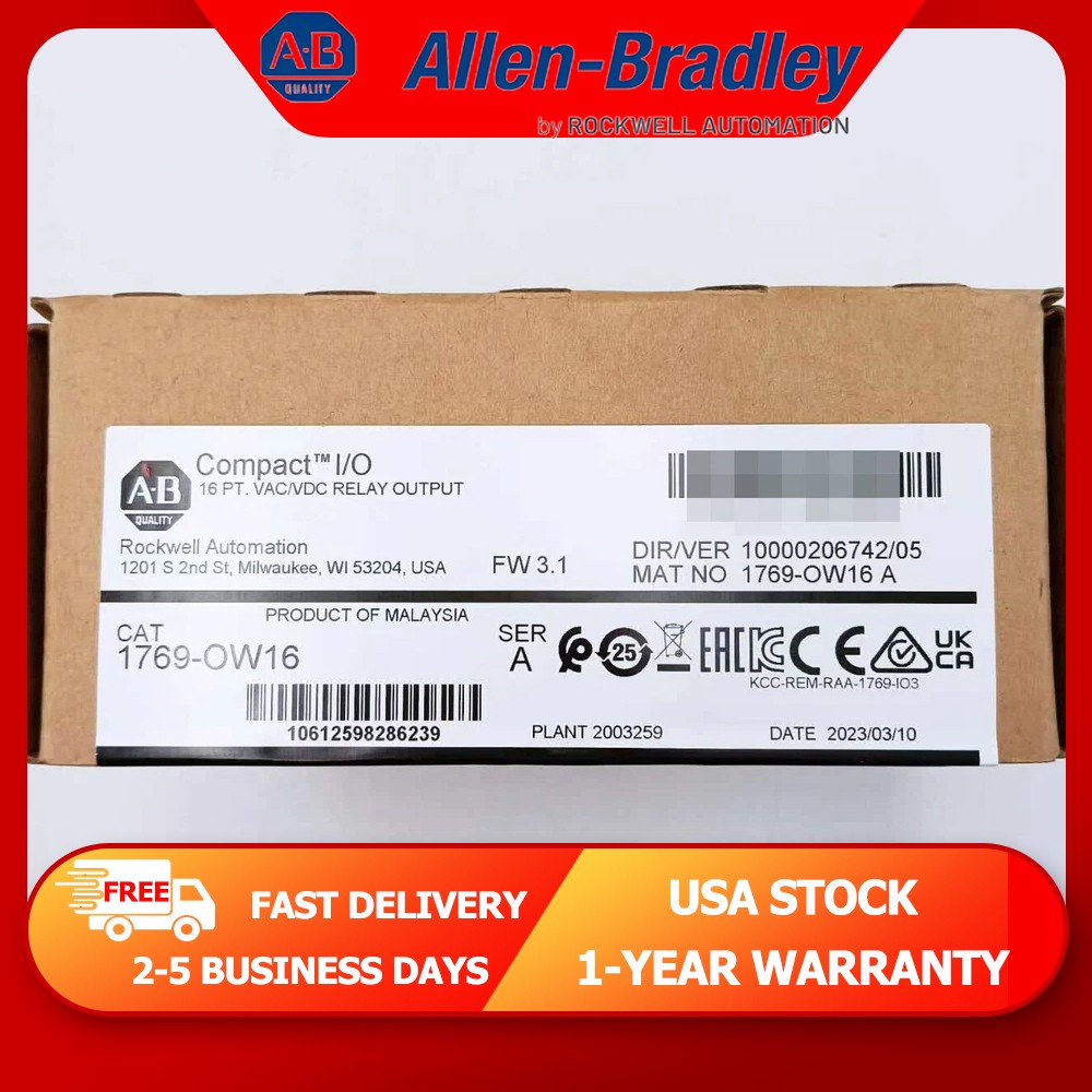 NEW AB 1769-OW16 CompactLogix Relay Output Module 1769OW16 US Same Day Ship