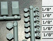 Detail Associates 1026 HO Scale Ditch Lights w/MU Stands -- SP